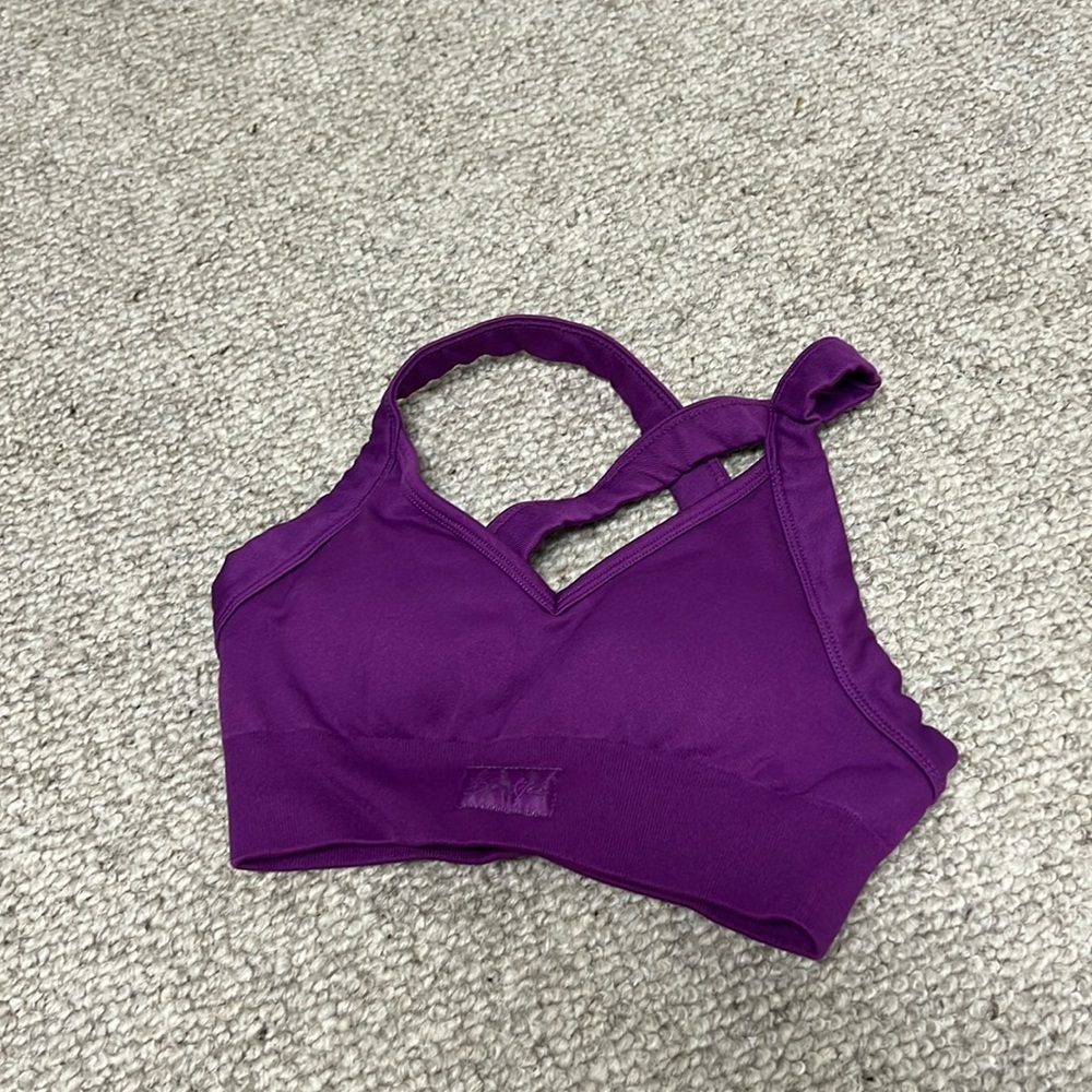Sports bra purple